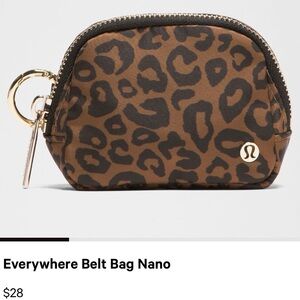 Lululemon Leopard Print Belt Bag